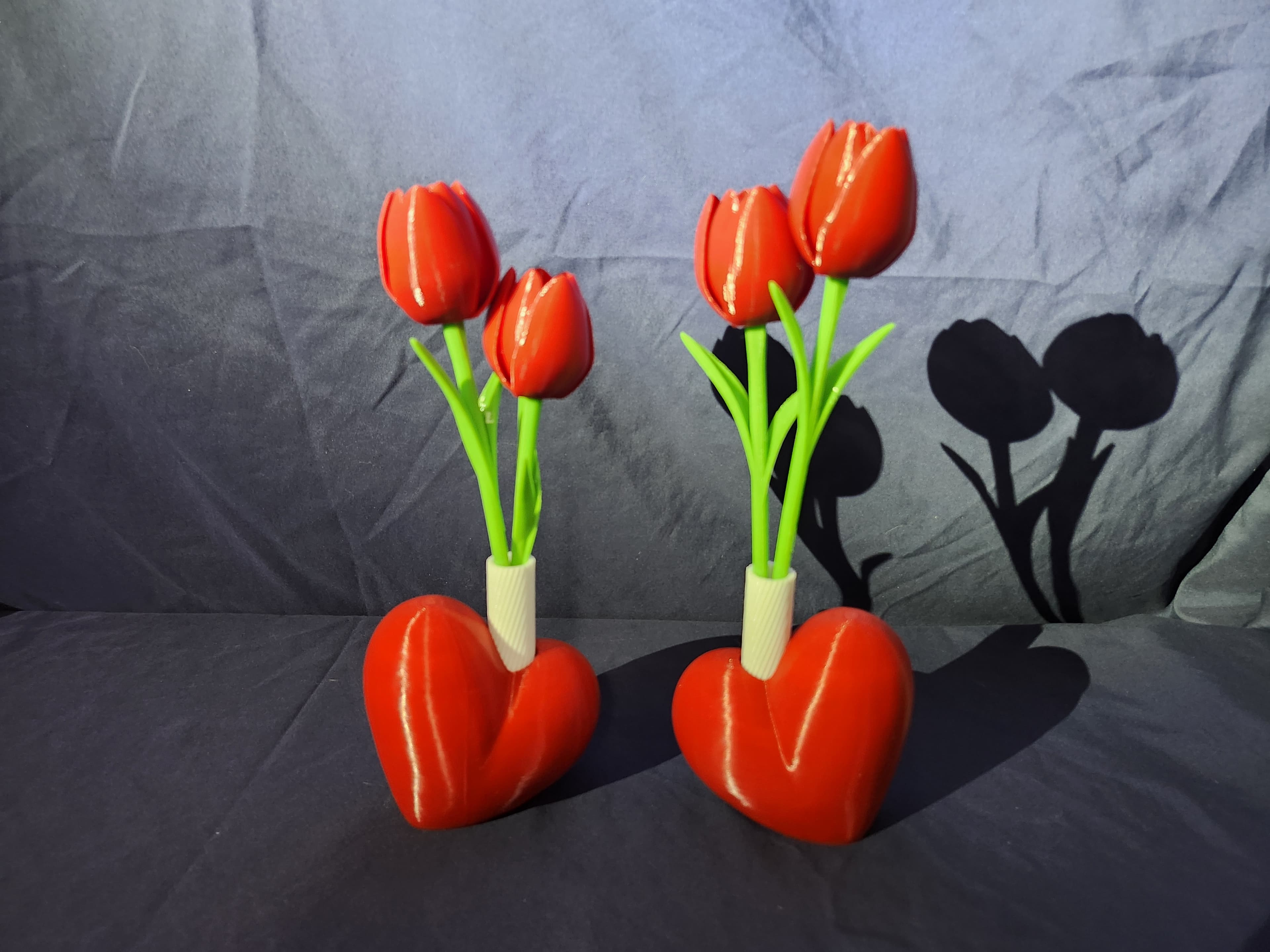 Tulip with Heart Vase