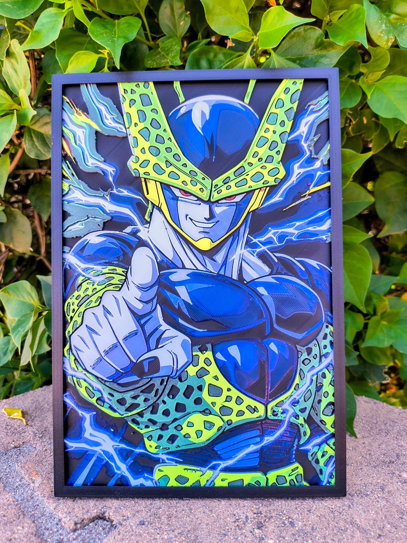 "Bio-Android Perfection" Cell 3D Filament Painting (150x225mm)