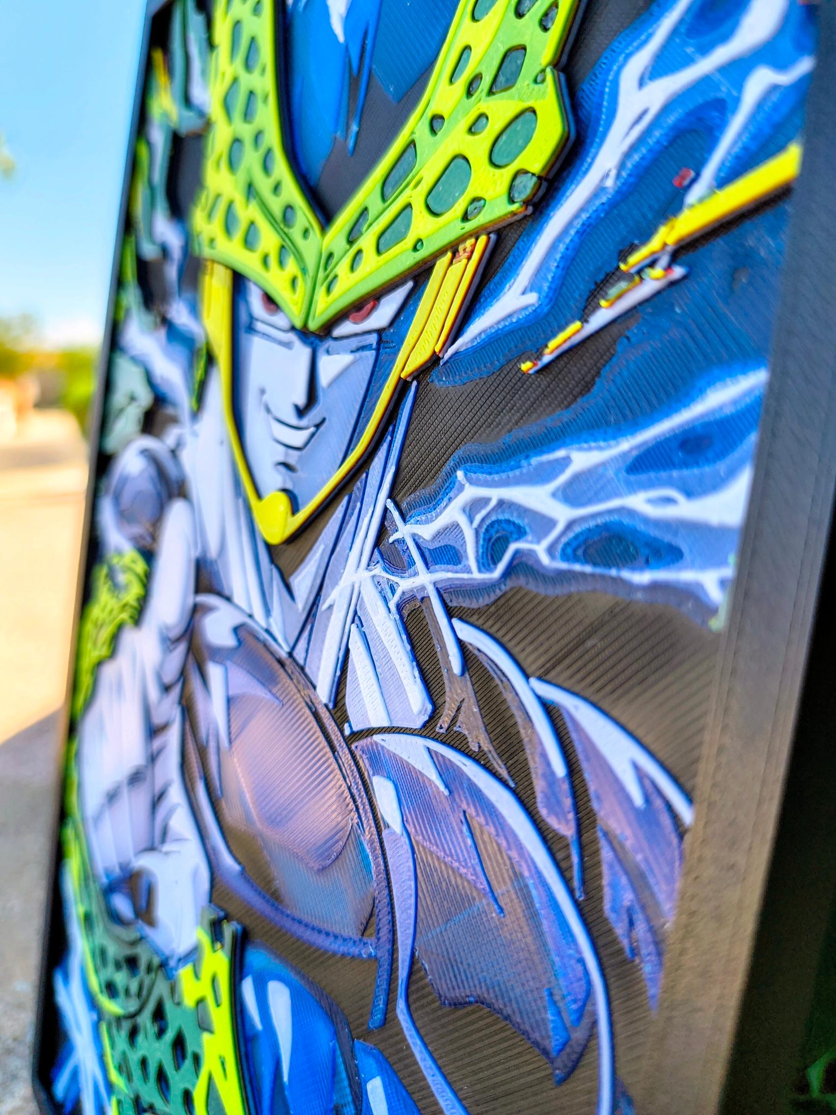 "Bio-Android Perfection" Cell 3D Filament Painting (150x225mm)