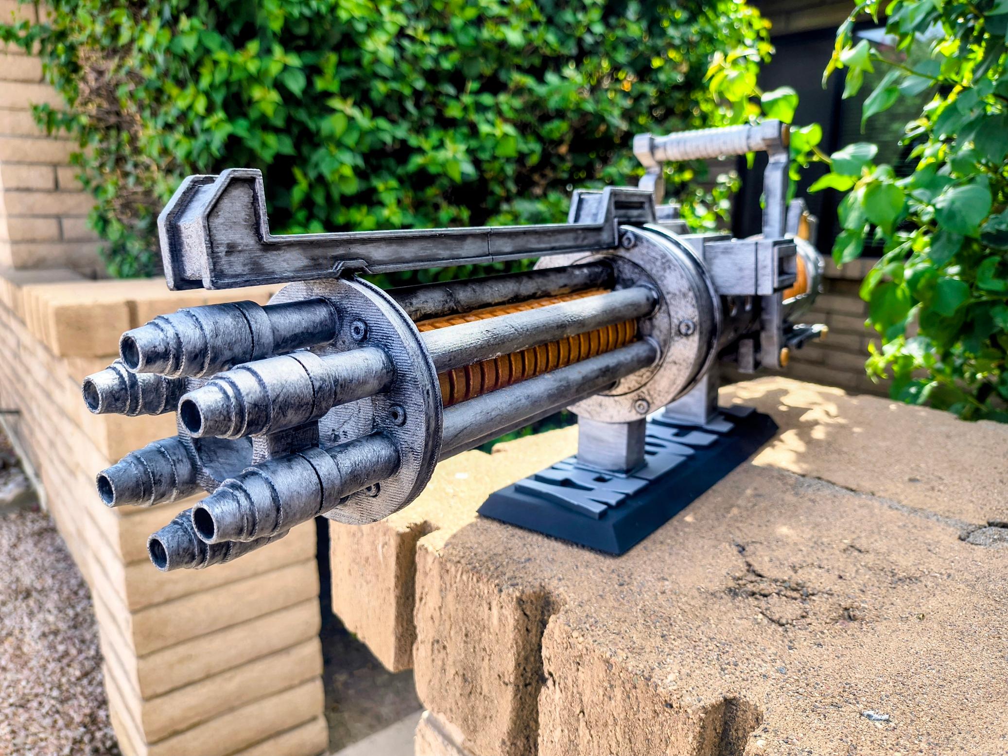 Star Wars Z-6 Rotary Blaster Cannon Replica – Hand-Painted, Premium 3D Print (Matte Finish)