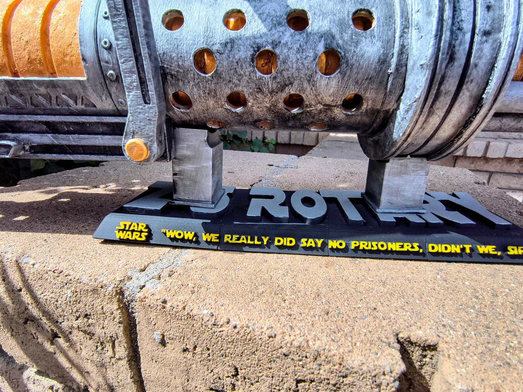 Star Wars Z-6 Rotary Blaster Cannon Replica – Hand-Painted, Premium 3D Print (Matte Finish)