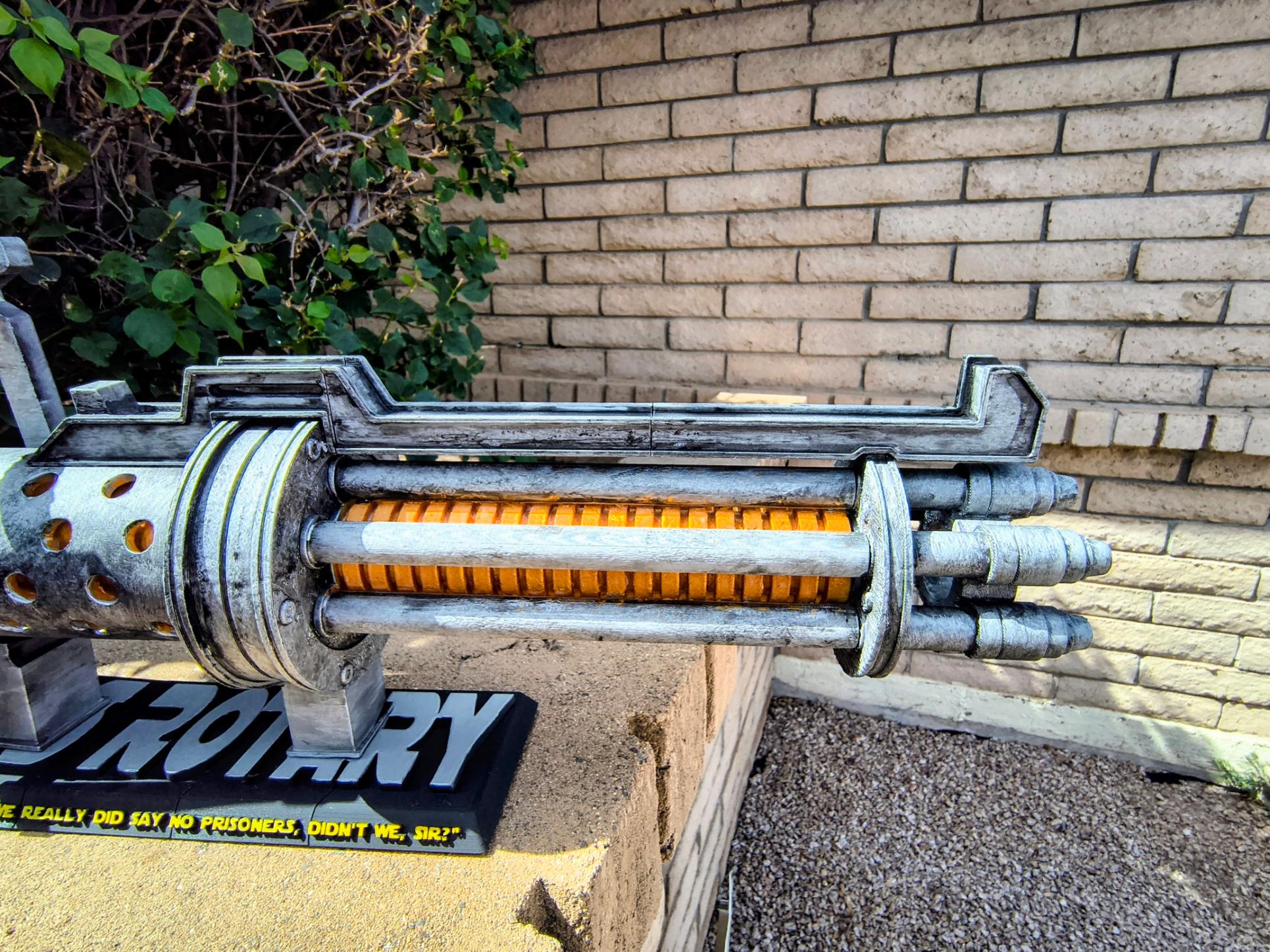 Star Wars Z-6 Rotary Blaster Cannon Replica – Hand-Painted, Premium 3D Print (Matte Finish)